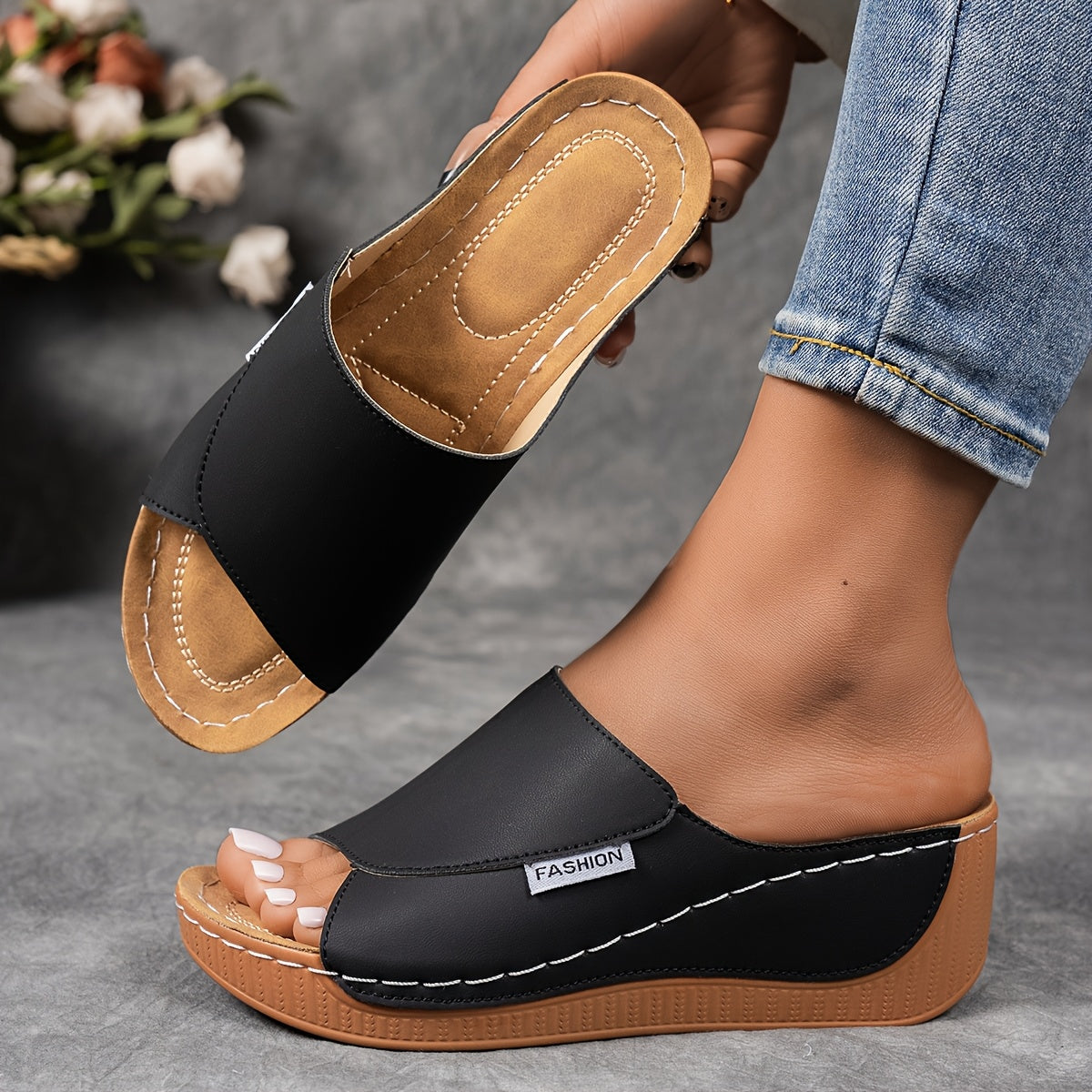 Chantal – Easy Elegance Slip-On Sandals