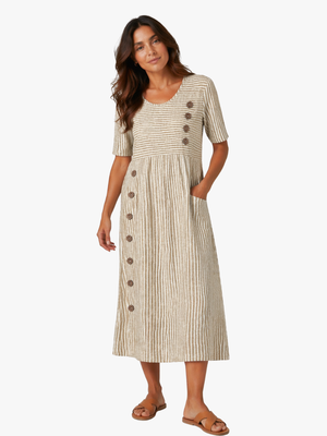 Cora | CLASSIC STRIPED DRESS FOR WOMEN