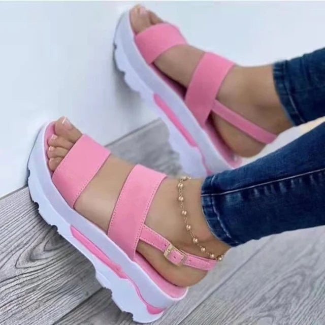 Dores | Platform Double Strap Sandals