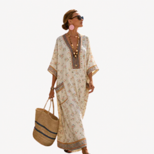 Coastal Print Caftan