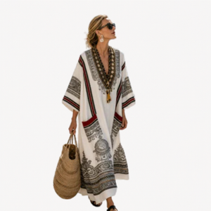 Coastal Print Caftan