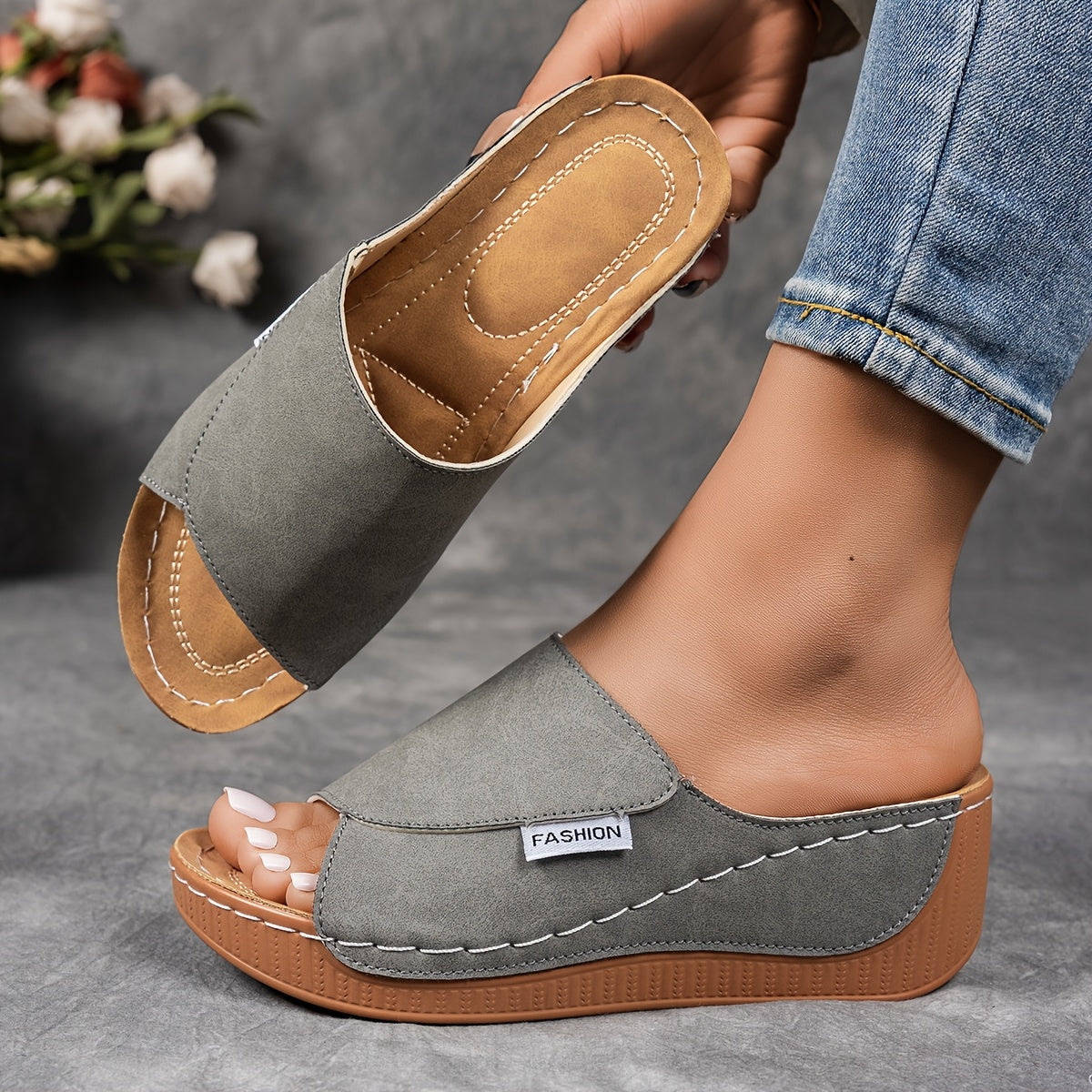 Chantal – Easy Elegance Slip-On Sandals