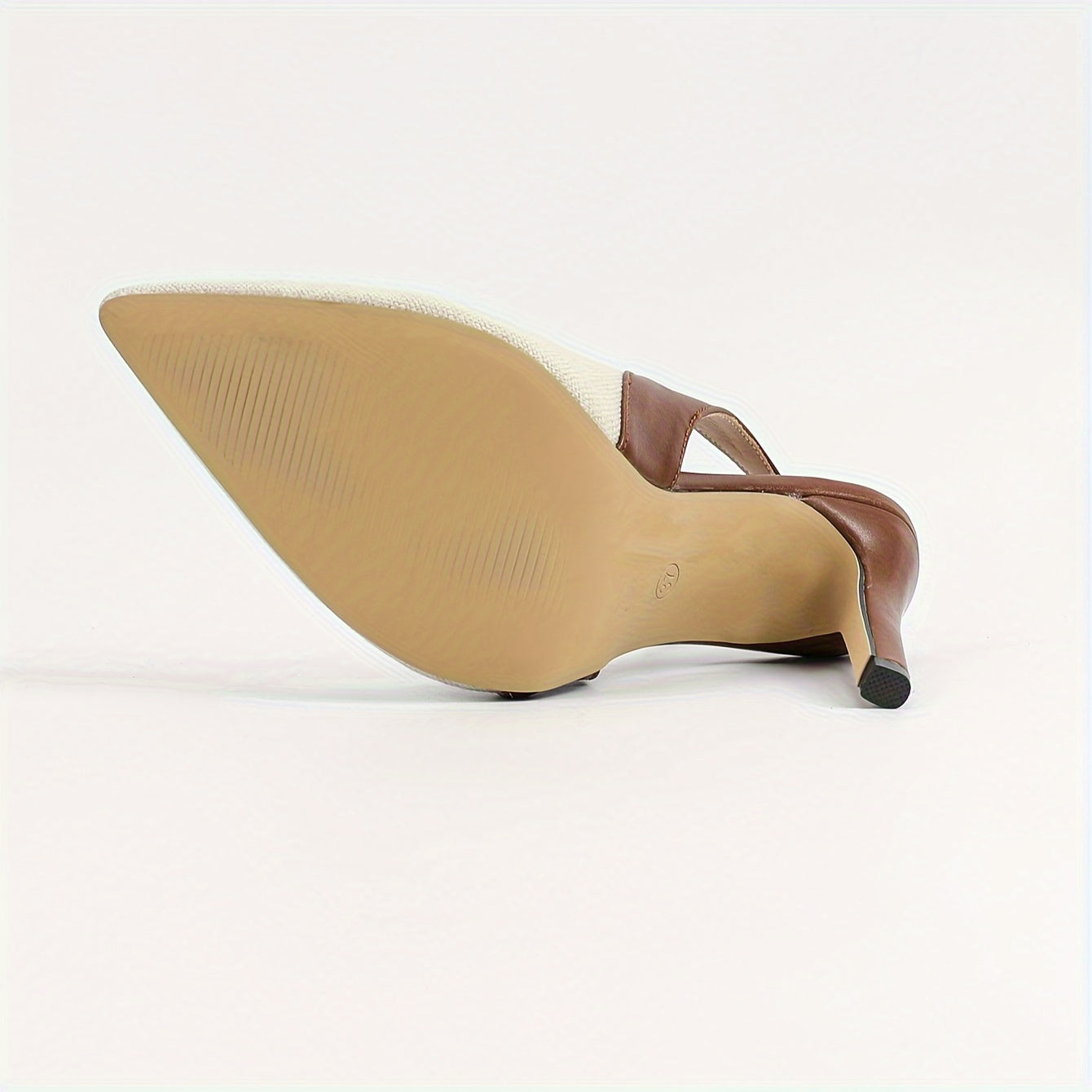 Amelie | Contrast Slingback Heels