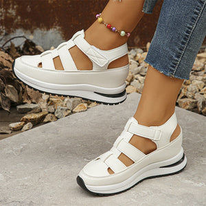 Lunan | Platform Cutout Sneaker Sandals